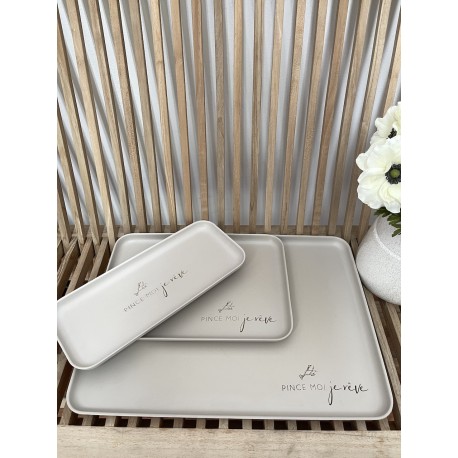 Plateau Rectangulaire Stone S