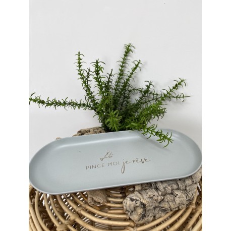 Petit Plateau Ovale Sky Blue