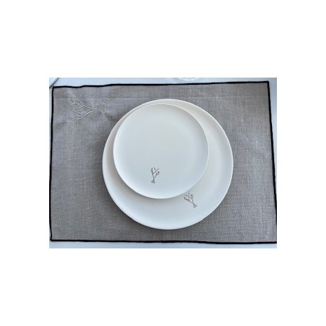 Assiette dessert IVORY