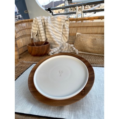 Assiette Blanche Kouky