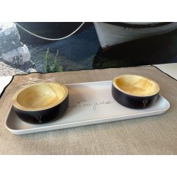 Coupelle bambou Noire