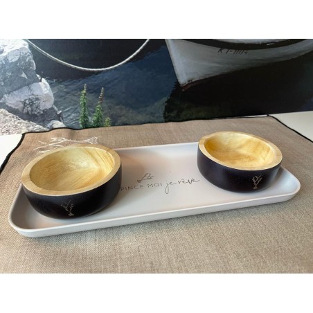 Coupelle bambou Noire